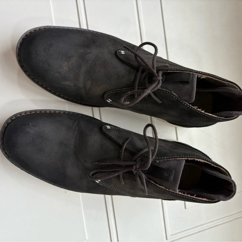 Kenneth Cole Reaction Men’s Casino Chukka Boots Dark Gray Size 11‎